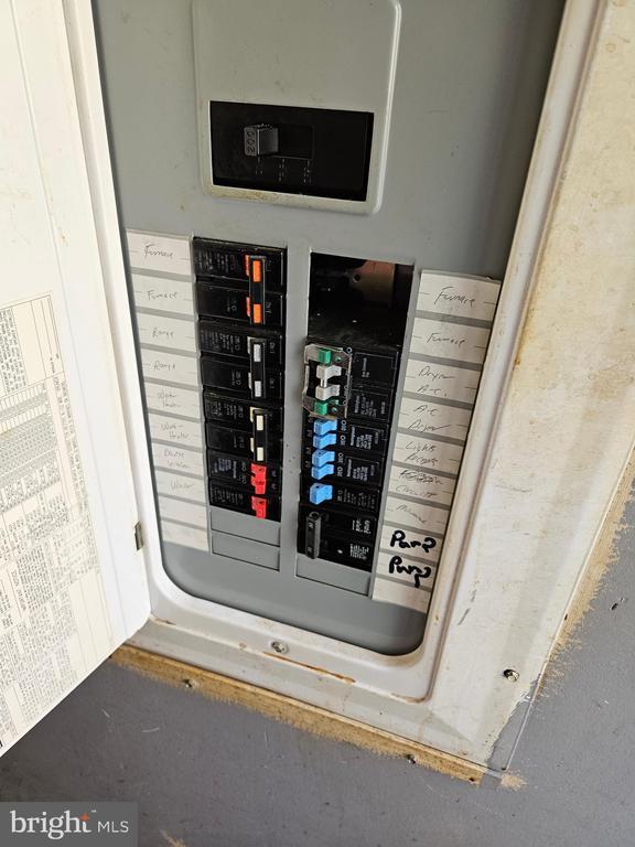 utility room with electric panel
