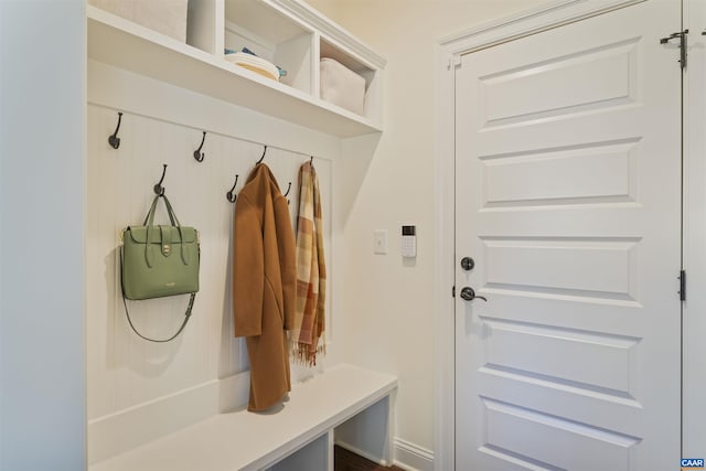view of mudroom