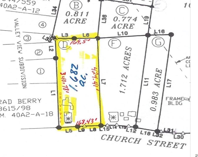 233 Church St, Timberville VA, 22853 land for sale