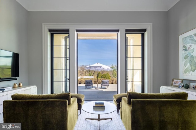 view of living area
