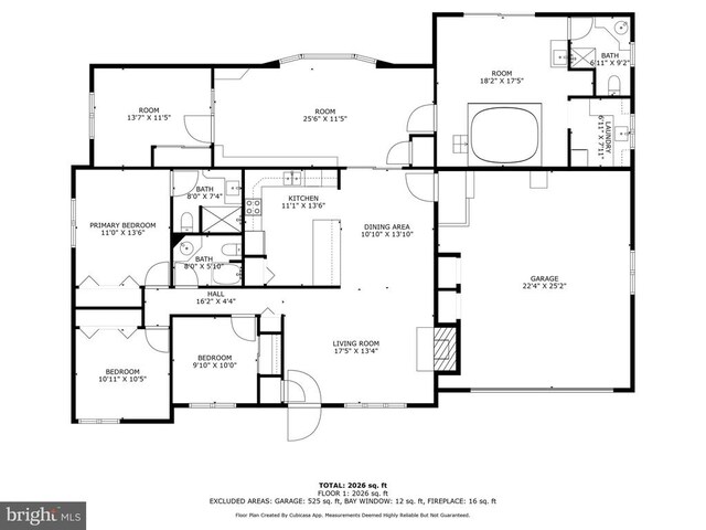 ranch-style home with a garage