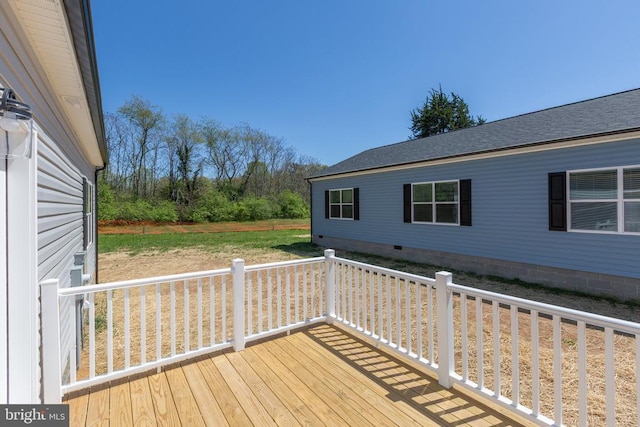 view of deck