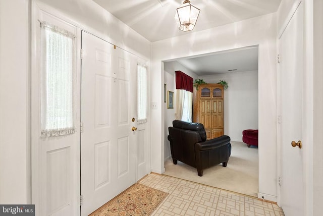 entryway featuring a wealth of natural light