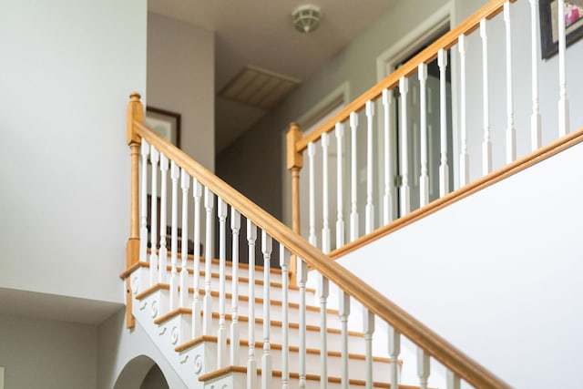 view of staircase