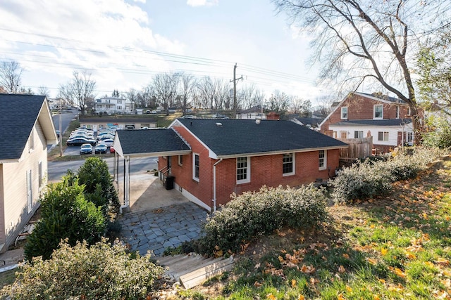 back of house featuring a patio