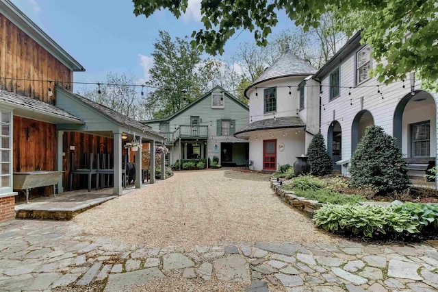 view of rear view of property