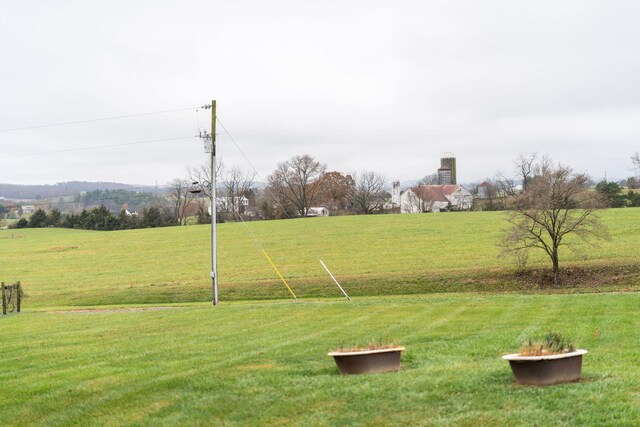 view of community featuring a rural view