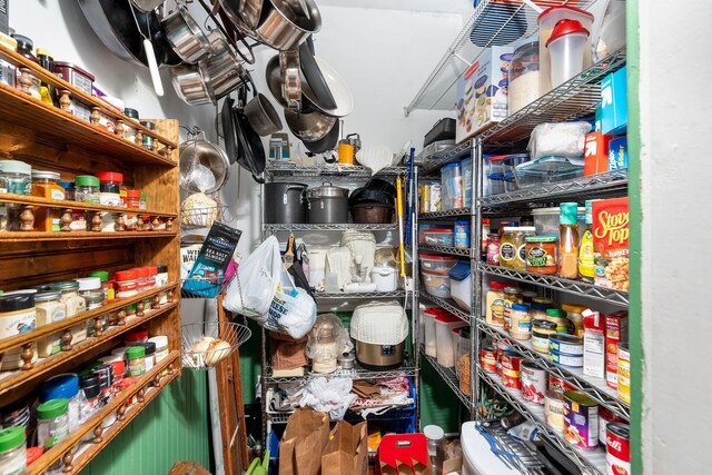 view of pantry