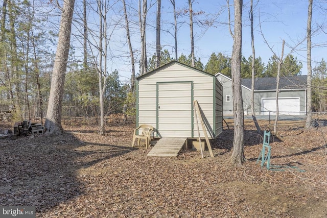 view of outbuilding