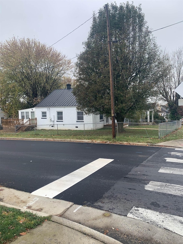 view of road