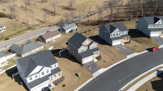 birds eye view of property featuring a residential view