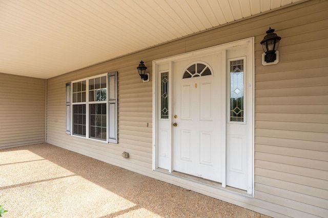 view of property entrance