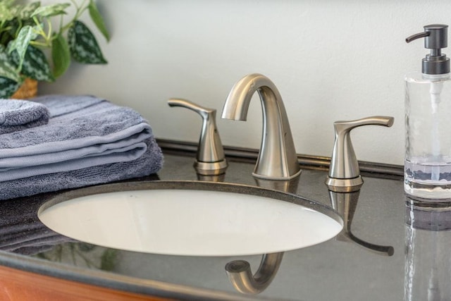 interior details with sink