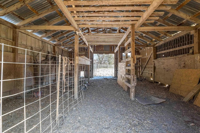 view of stable