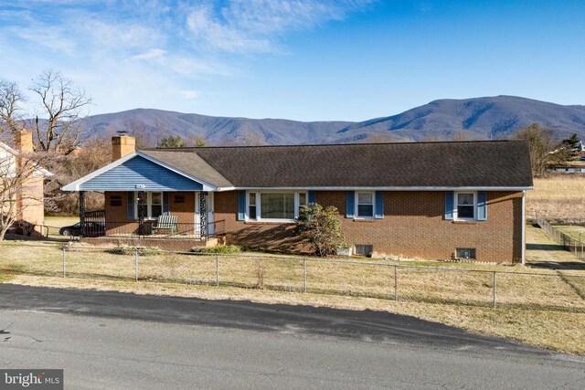 view of ranch-style home