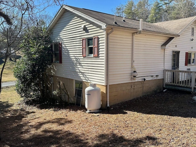 view of home's exterior