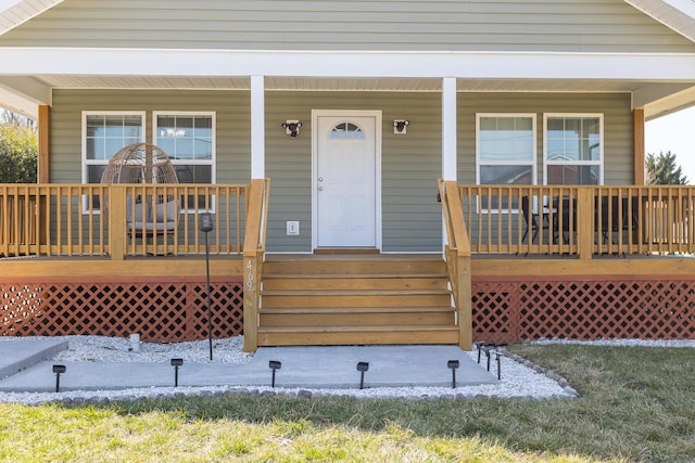 view of front of house featuring a porch