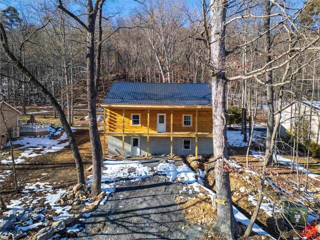 view of front of home