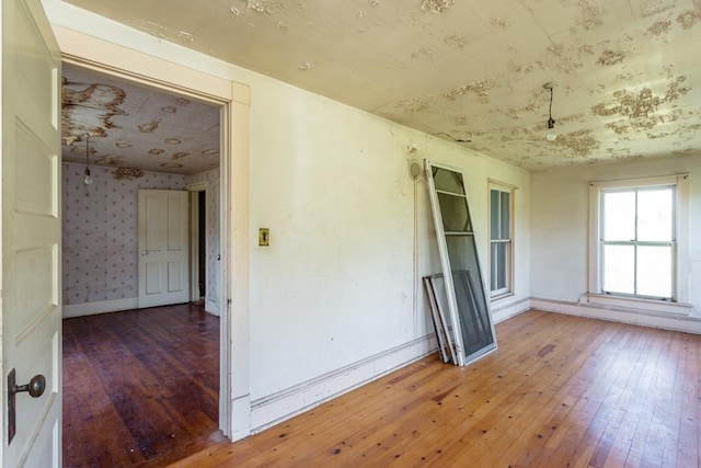 unfurnished bedroom featuring hardwood / wood-style floors