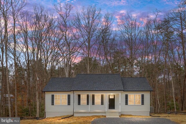 view of ranch-style home