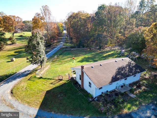 drone / aerial view