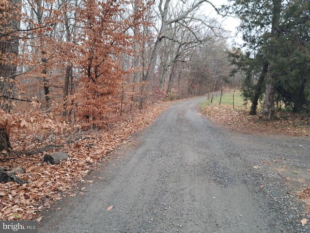 view of road