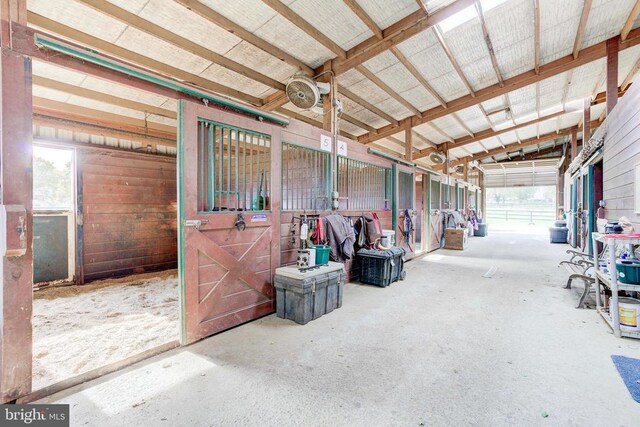 view of stable