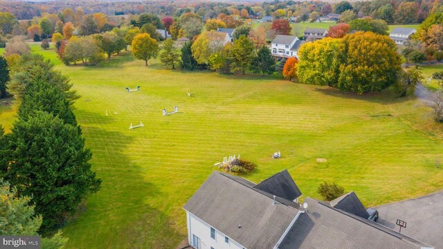 drone / aerial view