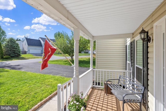 view of patio / terrace featuring a porch