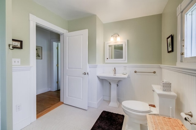 bathroom with toilet