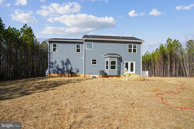 view of rear view of property