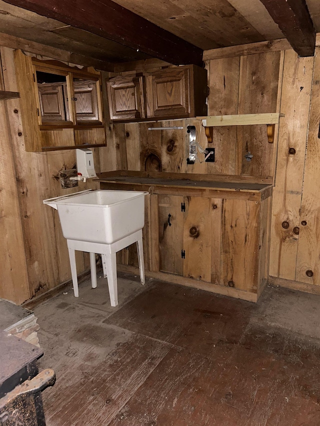 view of laundry room