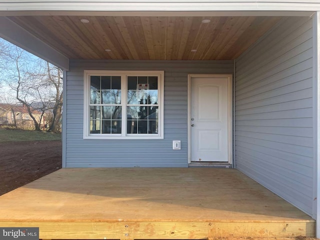 view of entrance to property