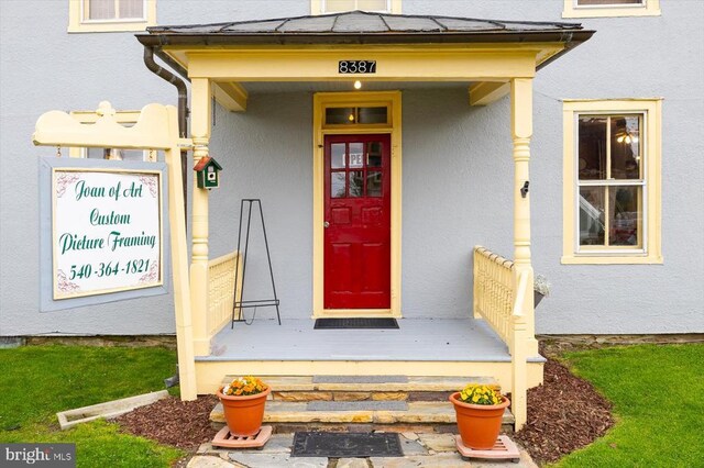 view of entrance to property