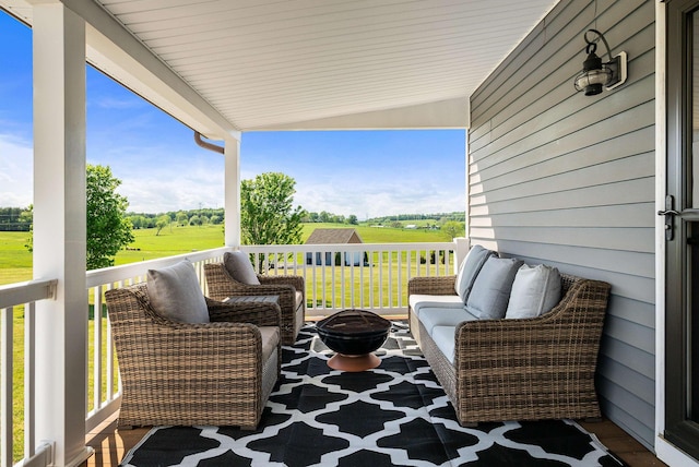 view of deck