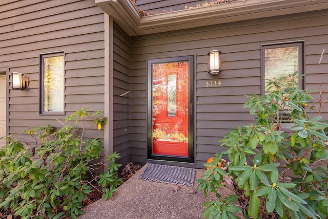 view of property entrance