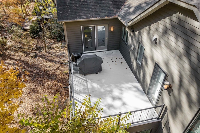 exterior space with grilling area