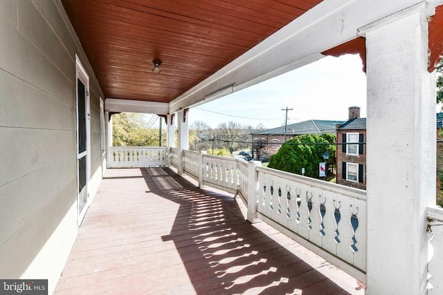 view of deck