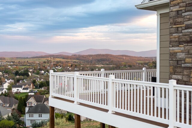 view of mountain feature