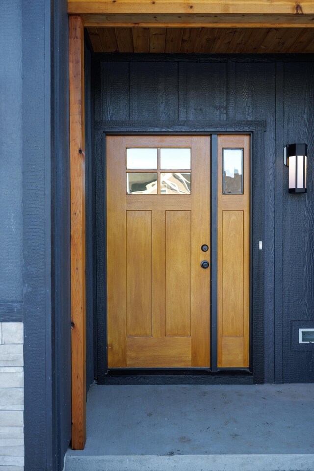 view of entrance to property