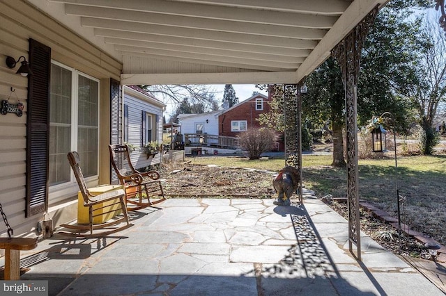 view of patio