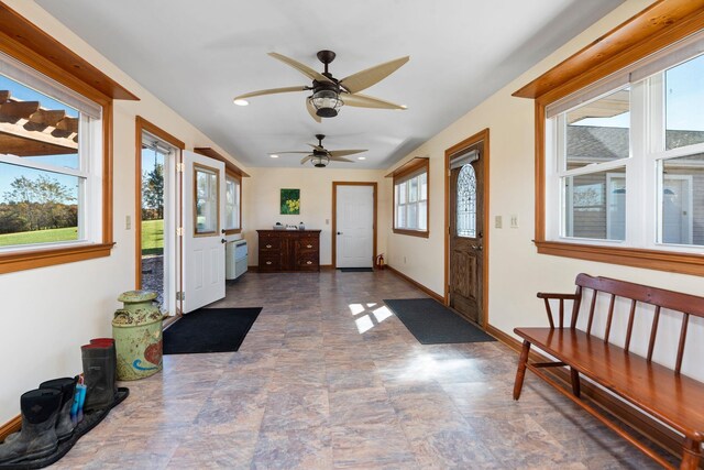 interior space featuring plenty of natural light