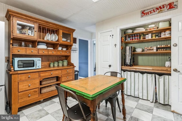 view of dining area