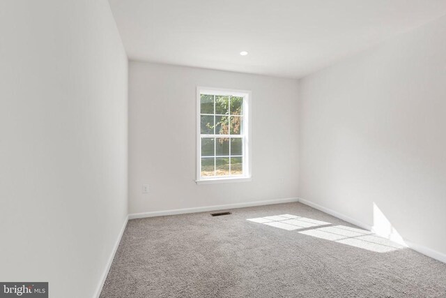 empty room featuring carpet