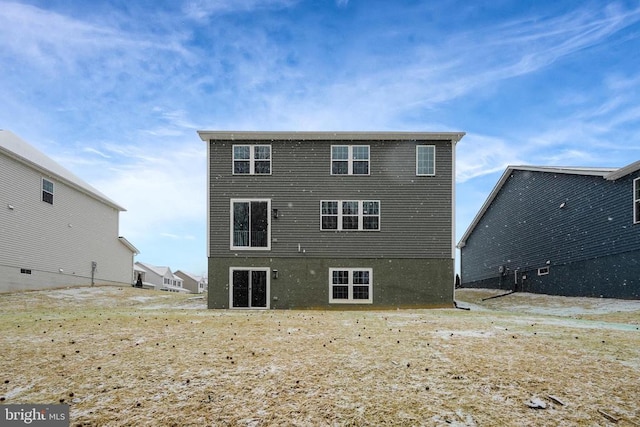 view of rear view of house