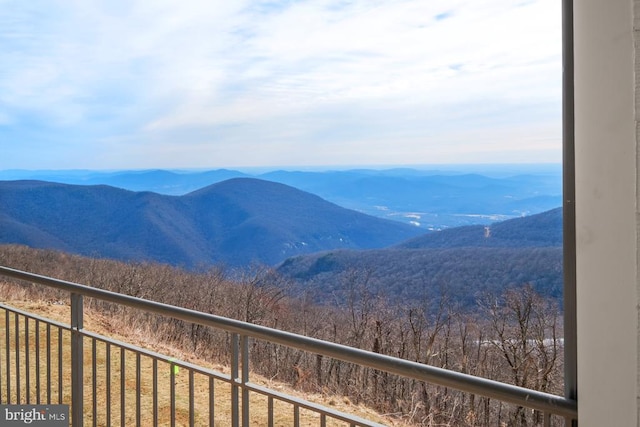 view of mountain feature