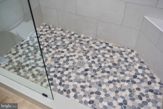 details featuring a tile shower