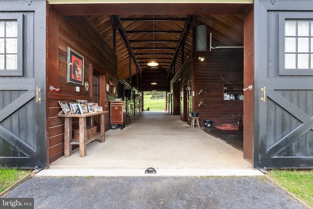 view of stable