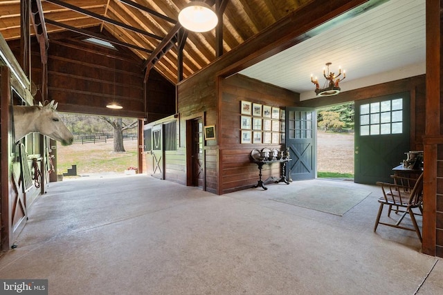 view of stable