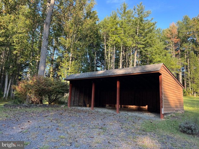 view of outbuilding